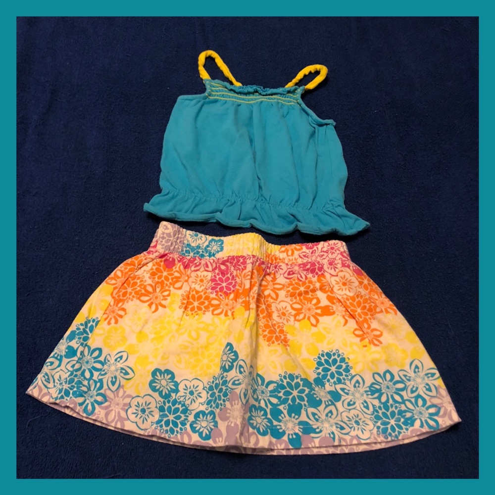 Healthex Cute 2pc Tank and Skort